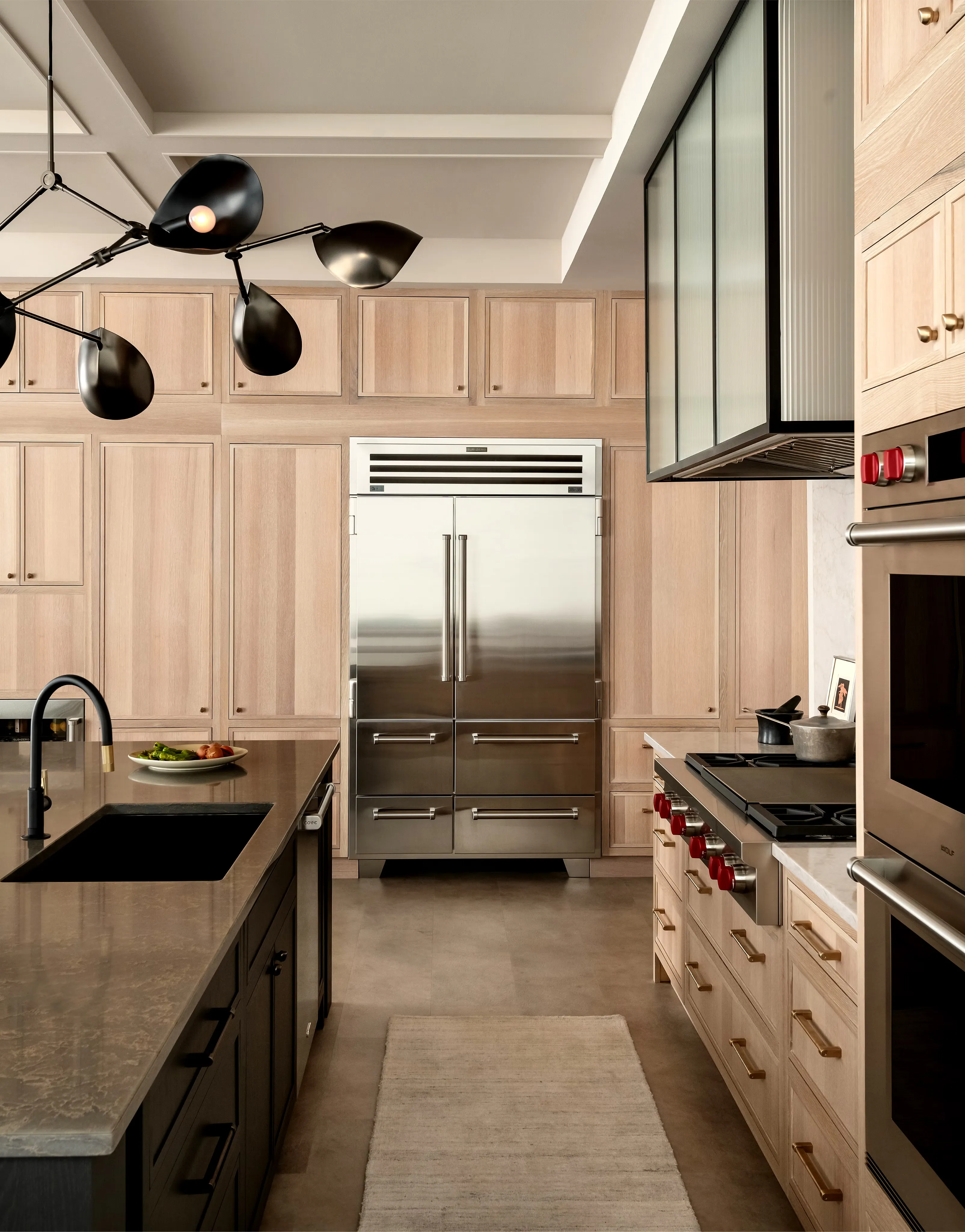 Sub-Zero refrigeration in a luxury Seattle kitchen